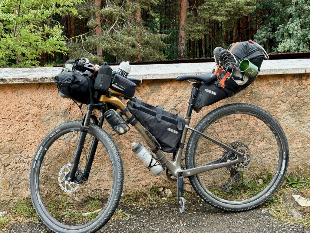 Bicicleta de bikepacking